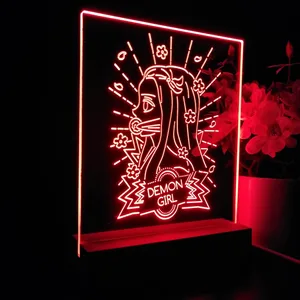 Demon Slayer Demon Girl LED Desk Light