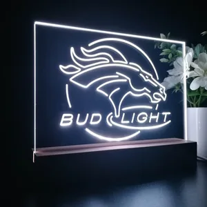Denver Broncos Bud Light LED Desk Light