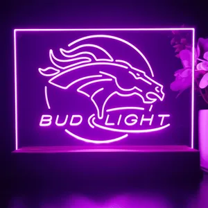 Denver Broncos Bud Light LED Desk Light