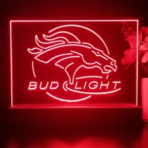 Denver Broncos Bud Light LED Desk Light