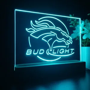 Denver Broncos Bud Light LED Desk Light