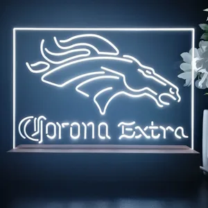 Denver Broncos Corona Extra LED Desk Light