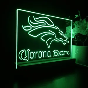Denver Broncos Corona Extra LED Desk Light