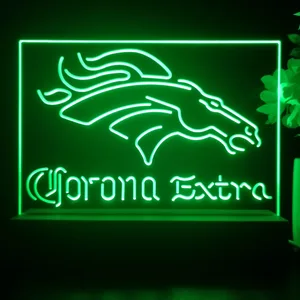 Denver Broncos Corona Extra LED Desk Light