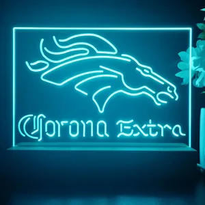 Denver Broncos Corona Extra LED Desk Light