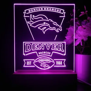 Denver Broncos EST 1960 LED Desk Light