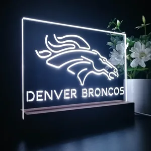 Denver Broncos LED Desk Light