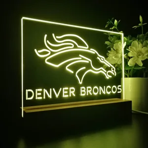Denver Broncos LED Desk Light
