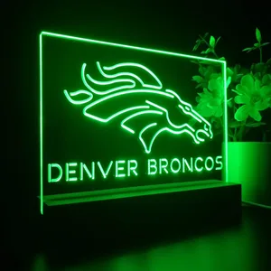 Denver Broncos LED Desk Light