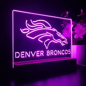 Denver Broncos LED Desk Light