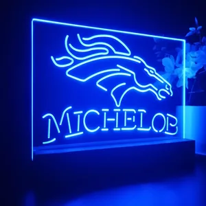 Denver Broncos Michelob LED Desk Light