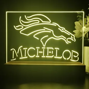 Denver Broncos Michelob LED Desk Light