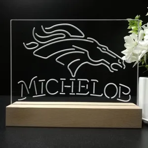 Denver Broncos Michelob LED Desk Light
