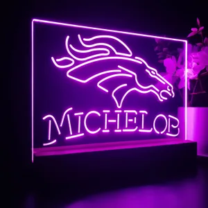 Denver Broncos Michelob LED Desk Light