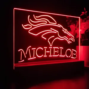 Denver Broncos Michelob LED Desk Light