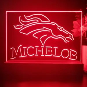 Denver Broncos Michelob LED Desk Light
