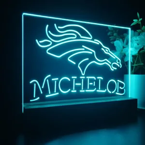 Denver Broncos Michelob LED Desk Light