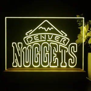 Denver Nuggets Logo LED Desk Light - Legacy Edition