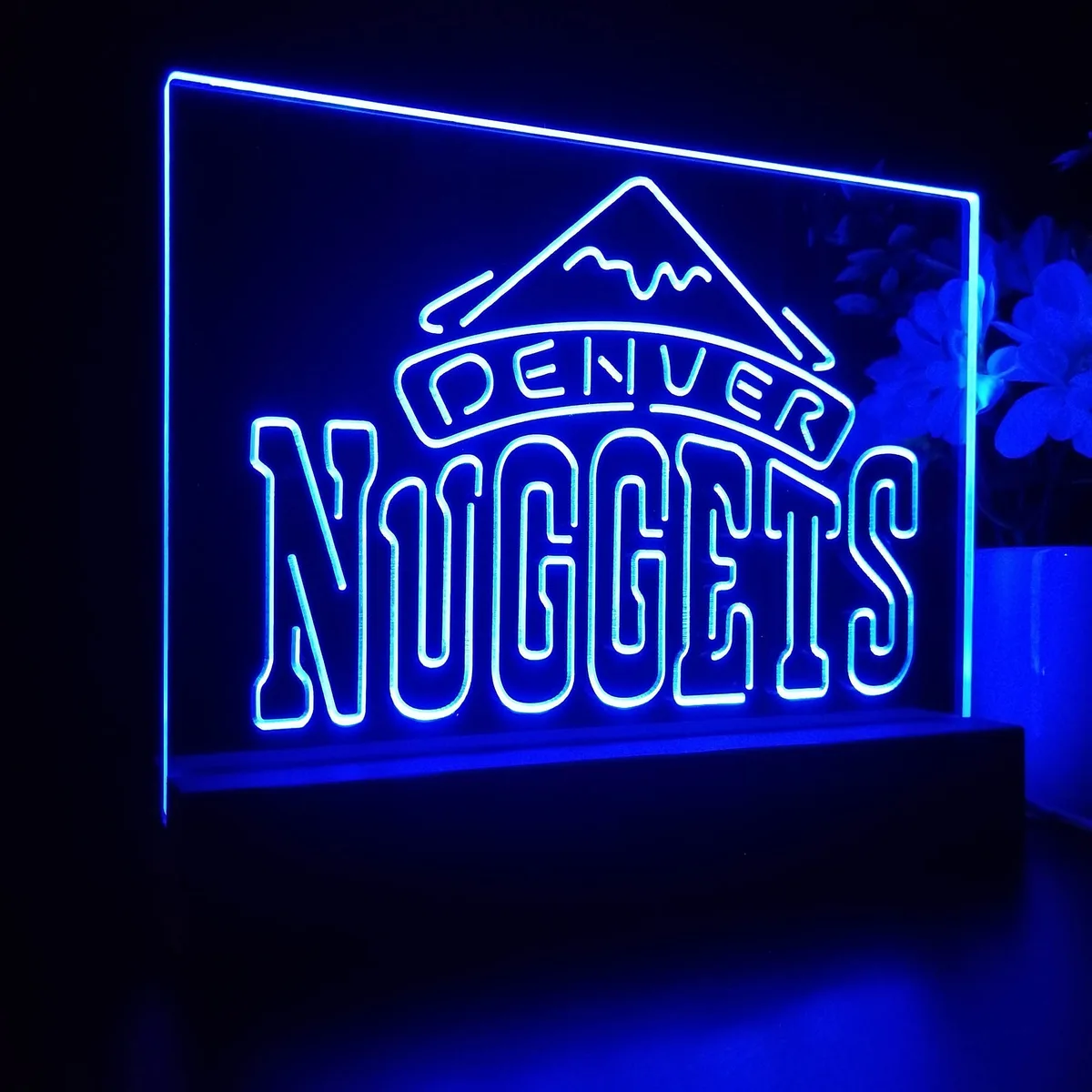 Denver Nuggets Logo LED Desk Light - Legacy Edition