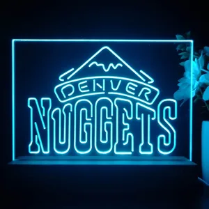 Denver Nuggets Logo LED Desk Light - Legacy Edition