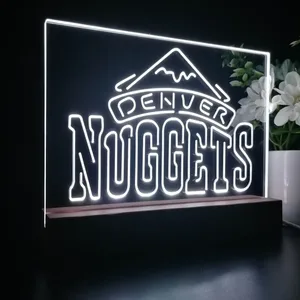 Denver Nuggets Logo LED Desk Light - Legacy Edition