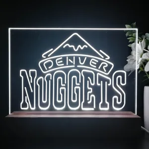 Denver Nuggets Logo LED Desk Light - Legacy Edition