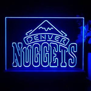Denver Nuggets Logo LED Desk Light - Legacy Edition