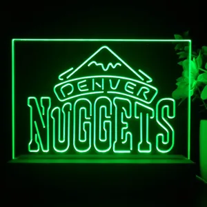 Denver Nuggets Logo LED Desk Light - Legacy Edition