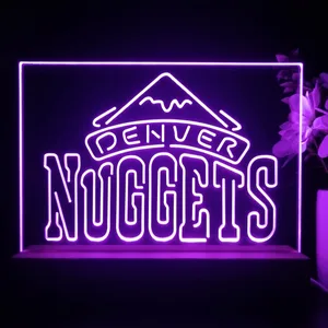 Denver Nuggets Logo LED Desk Light - Legacy Edition
