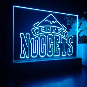 Denver Nuggets Logo LED Desk Light - Legacy Edition