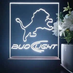 Detroit Lions Bud Light LED Desk Light