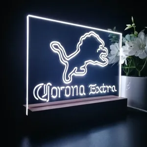 Detroit Lions Corona Extra LED Desk Light