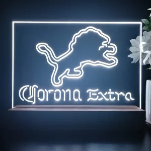 Detroit Lions Corona Extra LED Desk Light