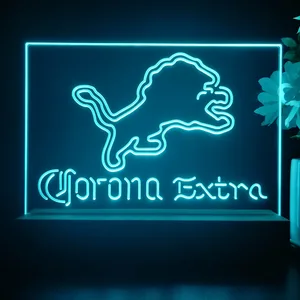 Detroit Lions Corona Extra LED Desk Light