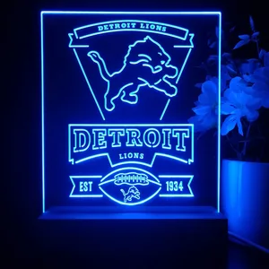 Detroit Lions EST 1934 LED Desk Light