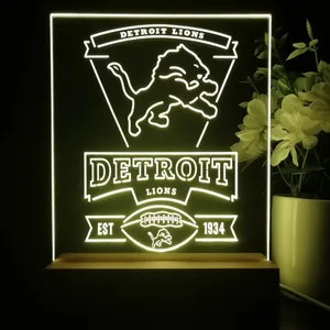Detroit Lions EST 1934 LED Desk Light