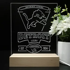 Detroit Lions EST 1934 LED Desk Light