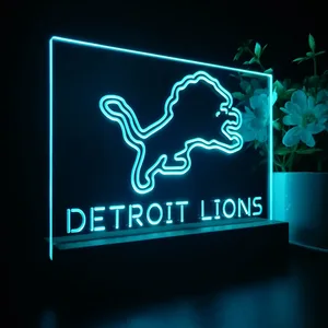 Detroit Lions LED Desk Light