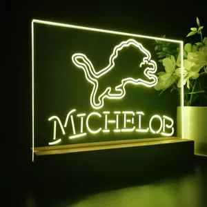 Detroit Lions Michelob LED Desk Light