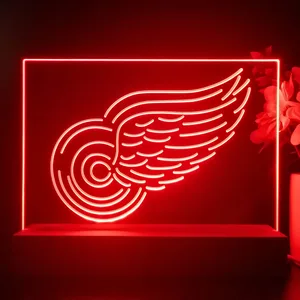 Detroit Red Wings Logo 1 LED Desk Light