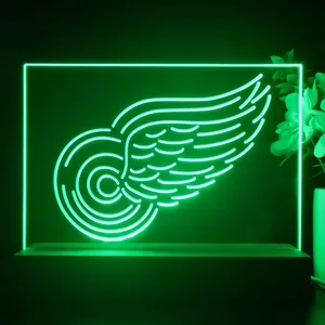 Detroit Red Wings Logo 1 LED Desk Light