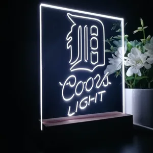 Detroit Tigers Coors Light LED Desk Light - Legacy Edition
