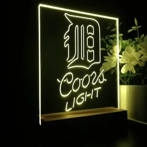 Detroit Tigers Coors Light LED Desk Light - Legacy Edition