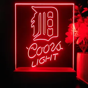 Detroit Tigers Coors Light LED Desk Light - Legacy Edition