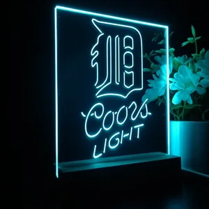 Detroit Tigers Coors Light LED Desk Light - Legacy Edition