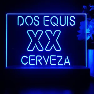 Dos Equis Logo 1 LED Desk Light