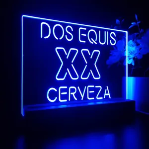 Dos Equis Logo 1 LED Desk Light