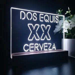 Dos Equis Logo 1 LED Desk Light