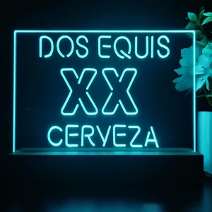 Dos Equis Logo 1 LED Desk Light