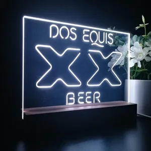 Dos Equis Logo 2 LED Desk Light